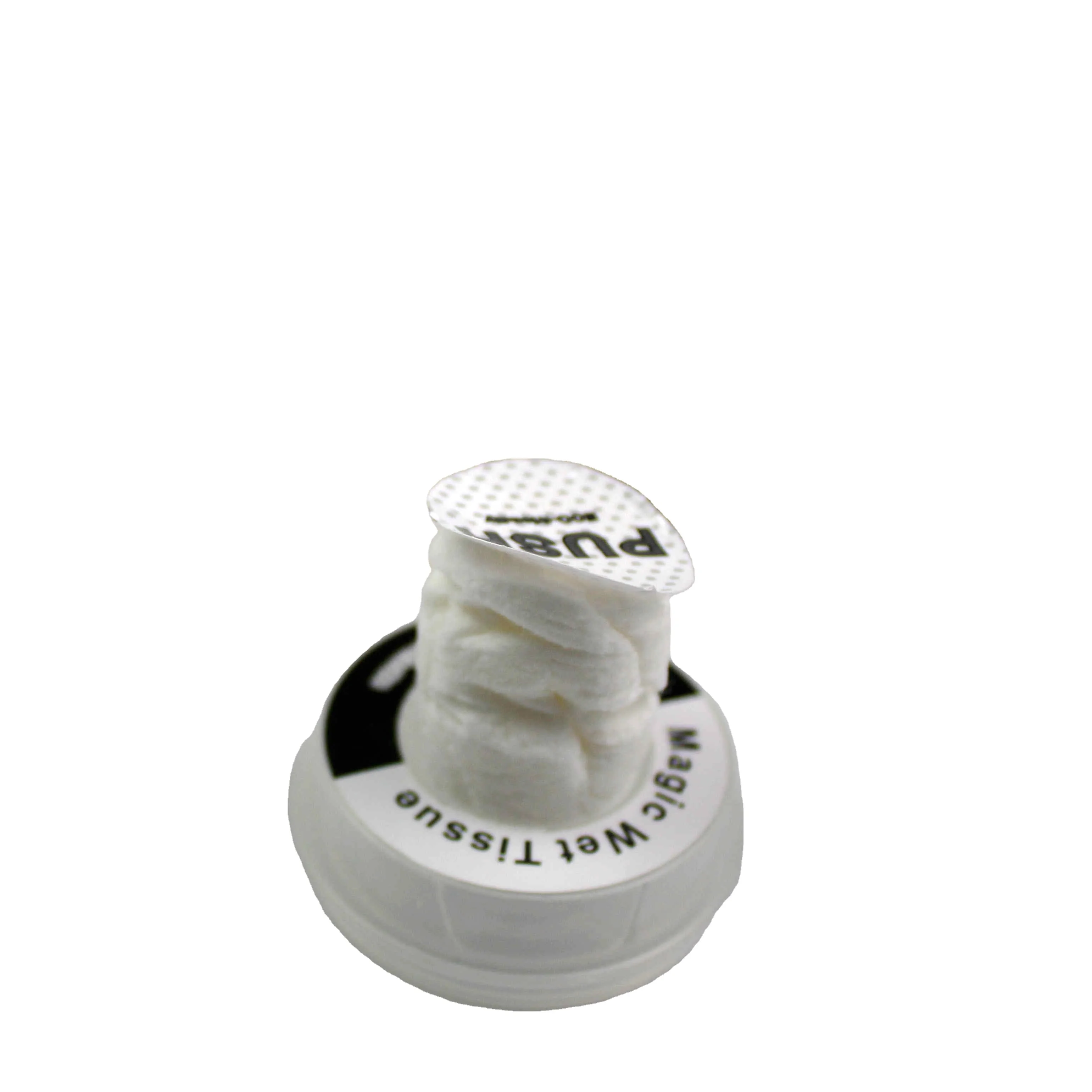 Customized Push Napkin Magic Capsule Wet Wipes Make Up Removal Disposable Tissue