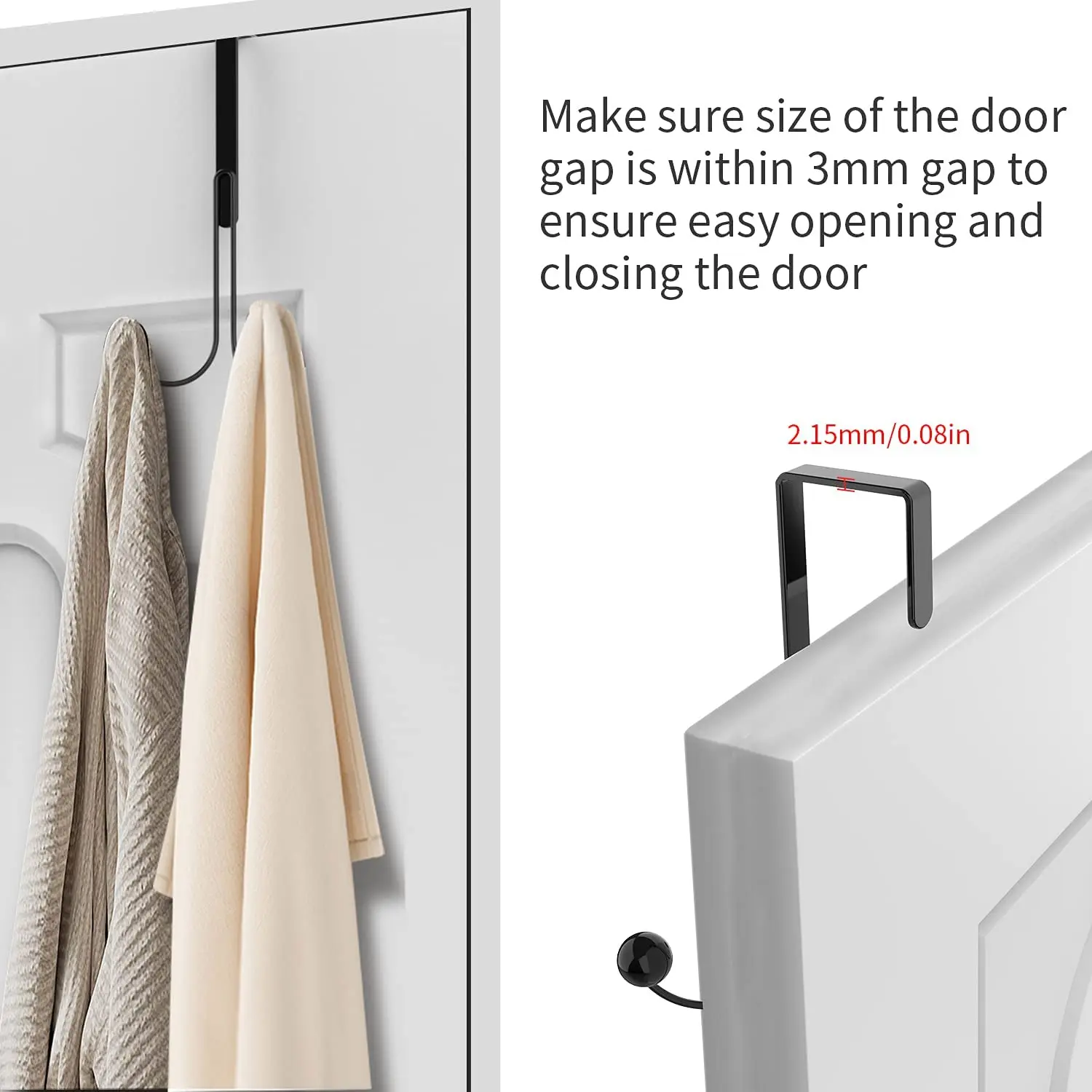 Двойная Вешалка на дверь крючки металлические двойные вешалка для полотенец пальто халата одежды шляп