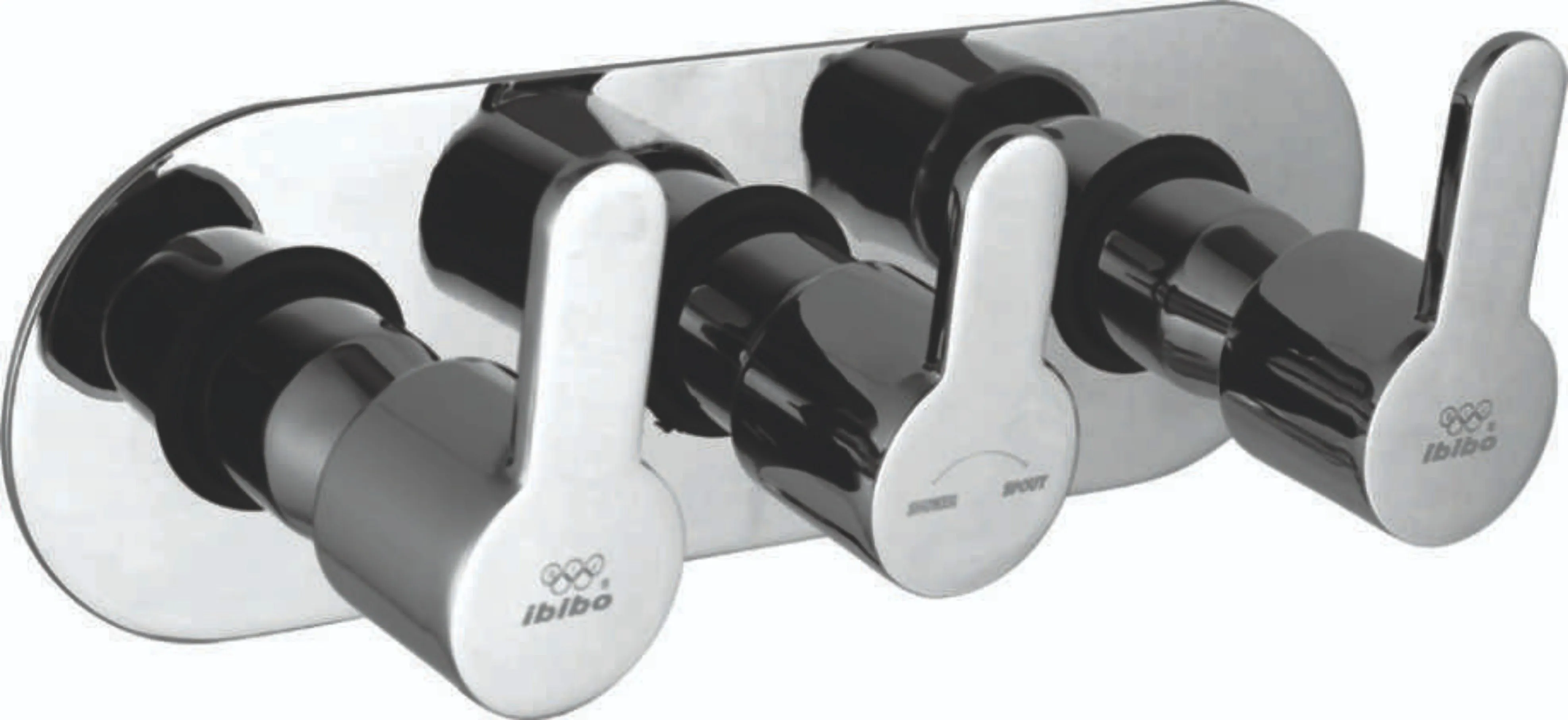 Brass mixer shower in wall set Bathroom Hotel Shower mixer concealed luxury design simple concealed installation shower