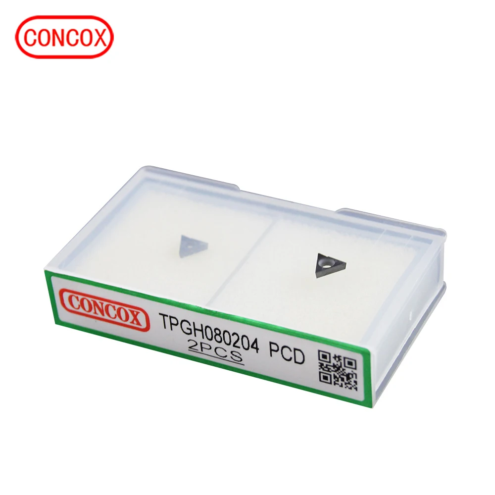 TPGH080204 PCD 2 pieces insert tungsten carbide for steel
