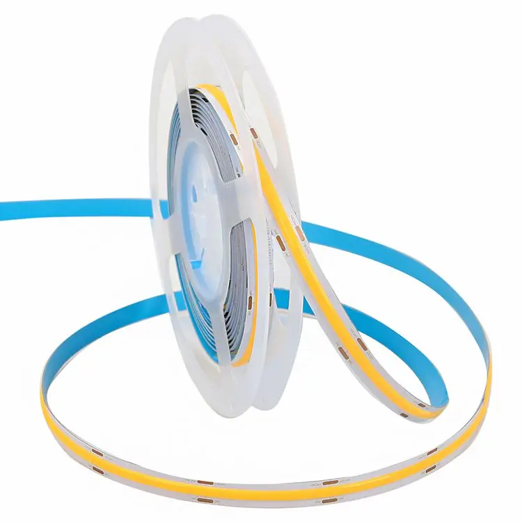 New Arrival Waterproof Flexible 5v COB Led Strip 380 LEDs/M 12v 24vip68 cob tape light 50000 hrs