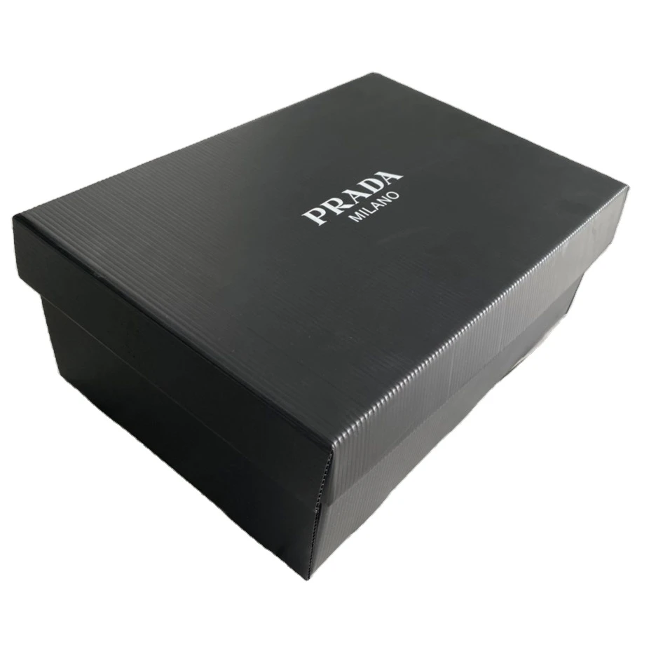 Индивидуальная брендовая упаковка для обуви коробка из гофрированной бумаги Лидер продаж 2021