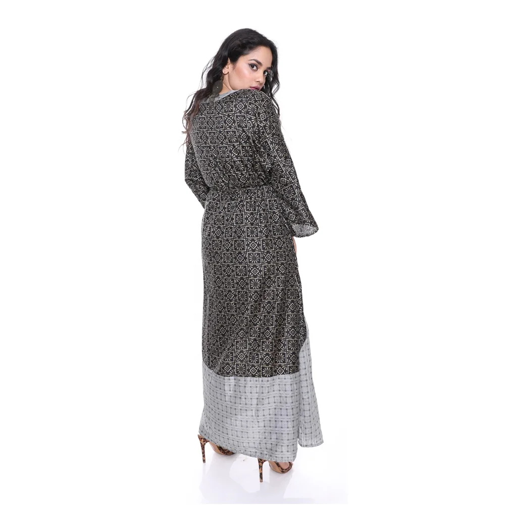 Shudh Desi Clothing Summer Casual Wear Bohemian Women Long Fashion Maxi Dress