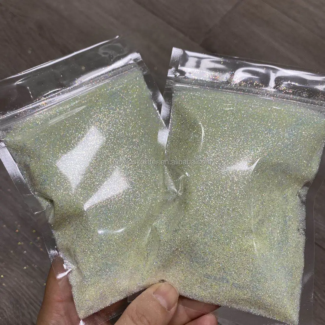 custom package 2oz holo bags glitter