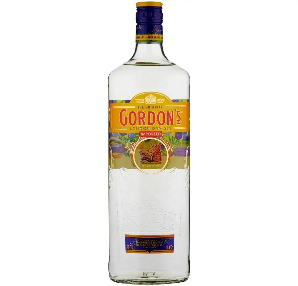 Gin Gordons 1,00 Litro 37,5% (I) 1,00 L.