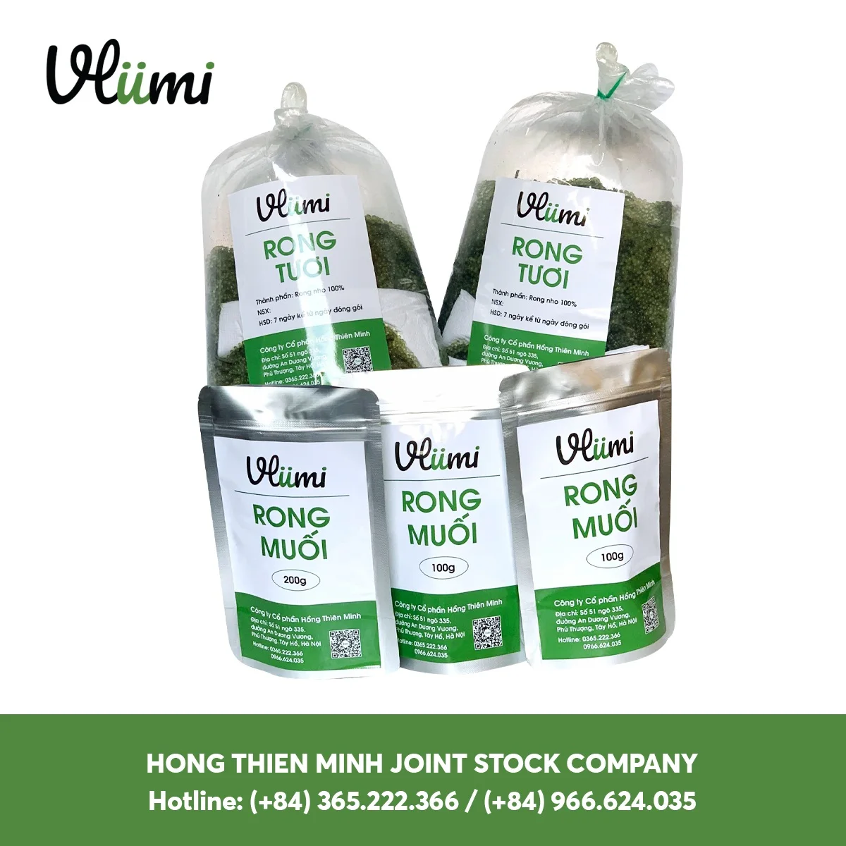 High Quality Fresh and salty Taste 100 KG Dried Organic Green Seafood Sea Grapes With Bag Packaging From Vietnam