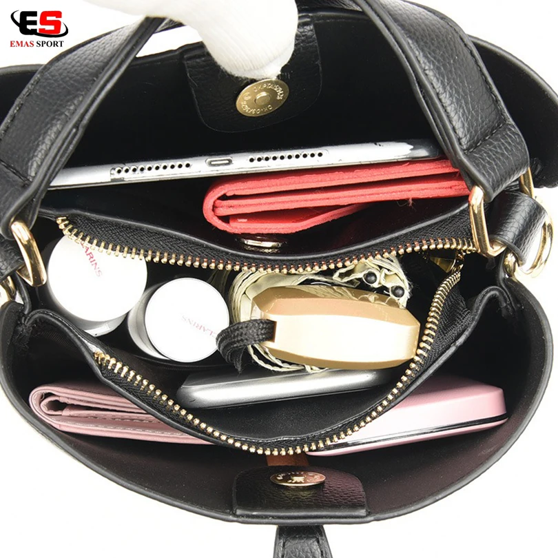 Hot sale shiny leather women shoulder tote handbag ladies bags luxury hand bag