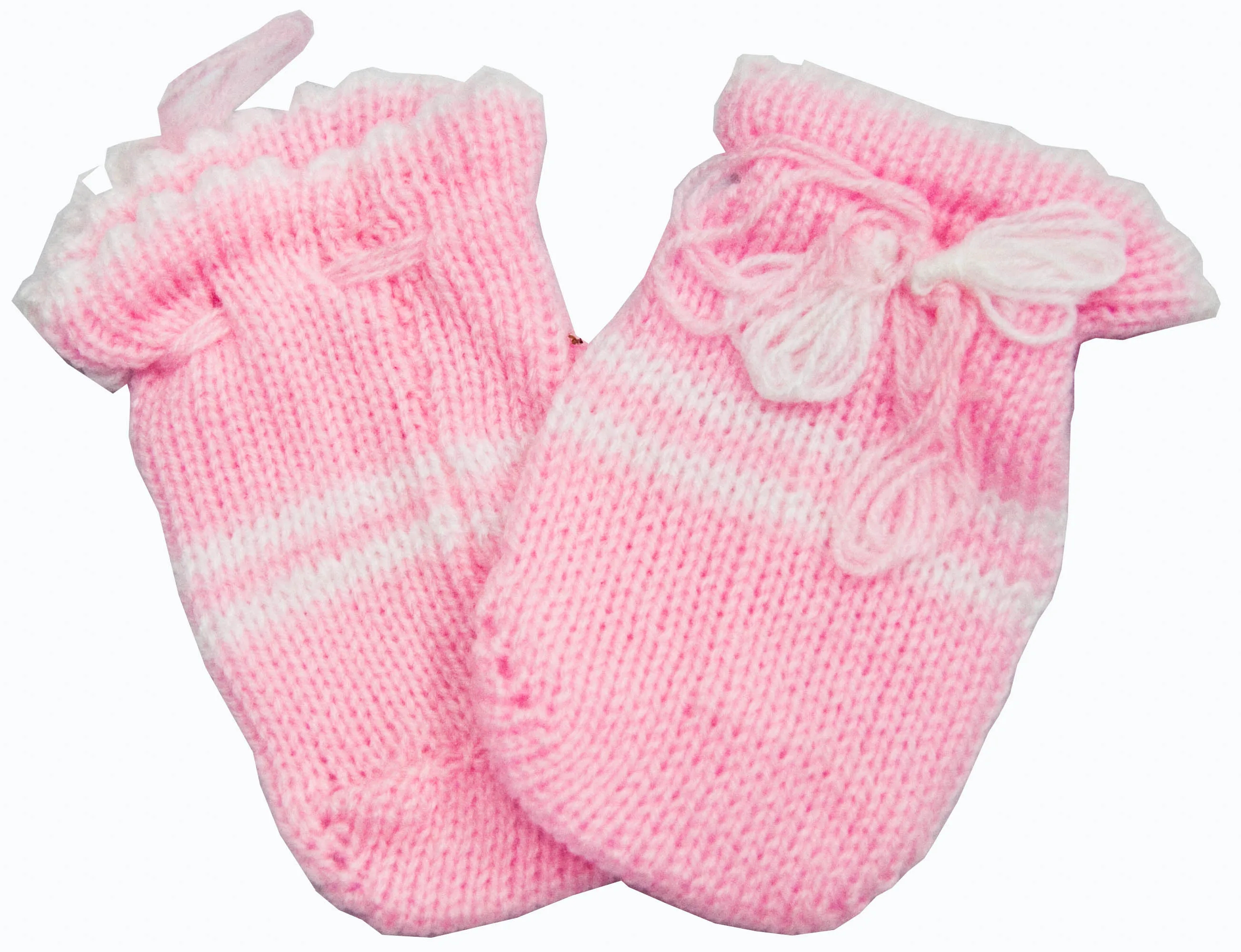 
Knitted Infant Baby Cap Mitten and Sock Knitting Beanie Baby Infant Cap made in Thailand 