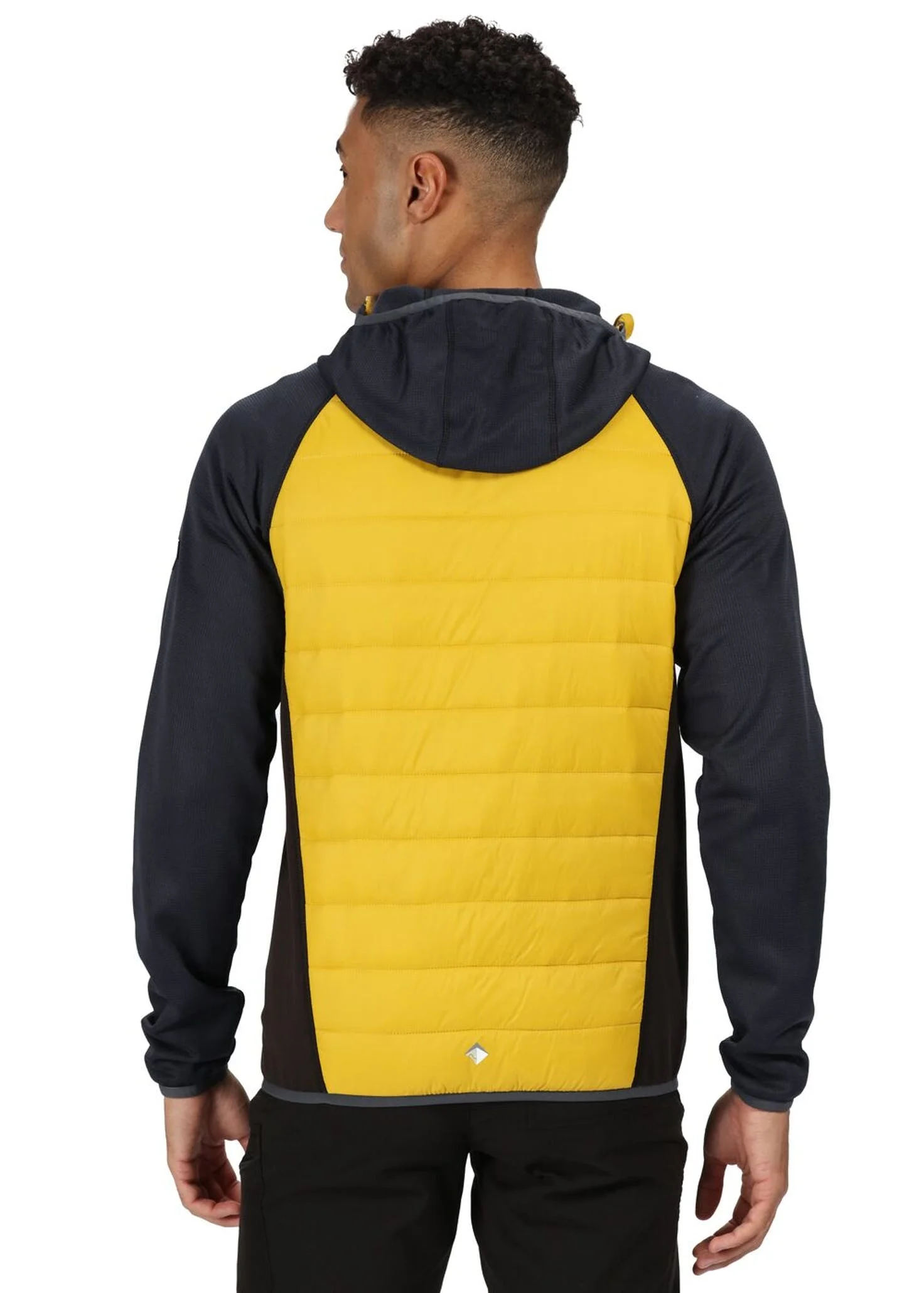 Whole Sale Men Black And Yellow Patchwork Jacket