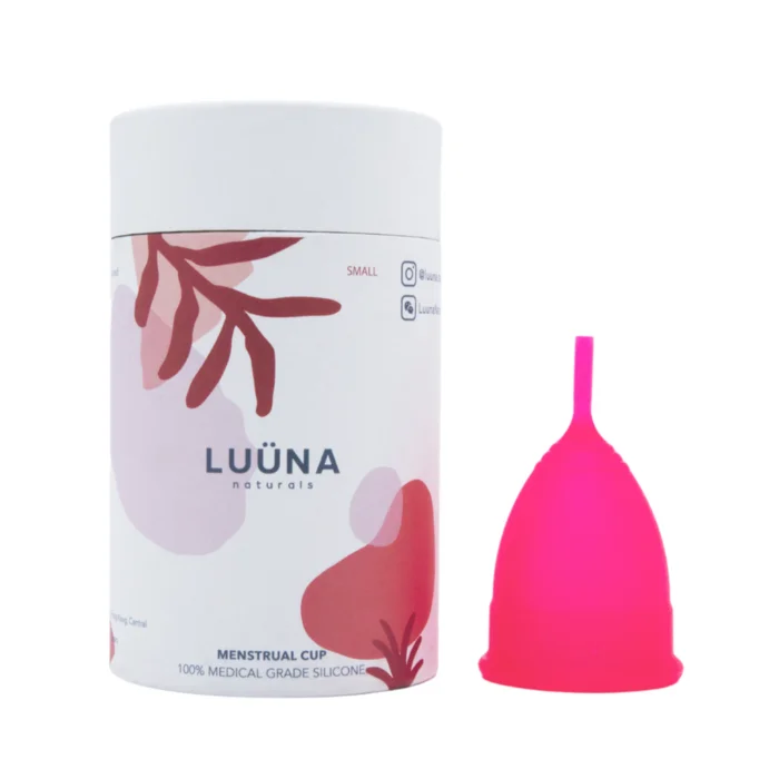 
Luuna Menstrual period cup for women Ladies Large small 100% medical grade silicone cervix 