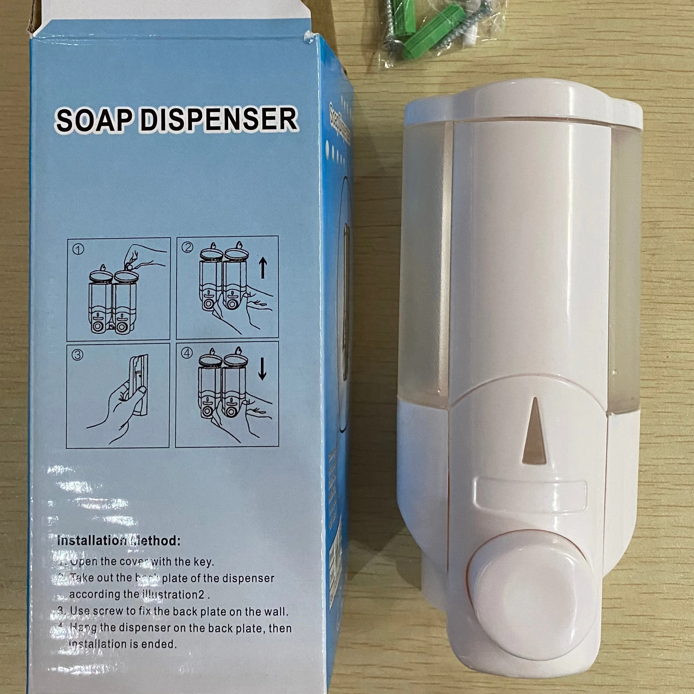 BEAO ABS bathroom liquid box soap dispenser for hotel OK-112 210ml spray paint soap dispenser