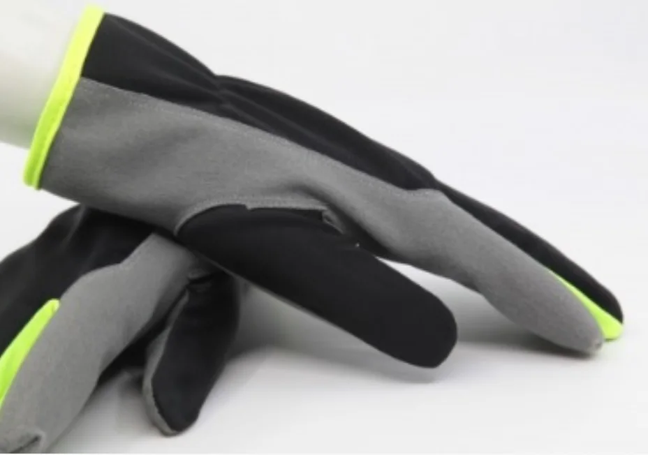  Зимние перчатки из синтетической кожи Amara с черной трикотажной тканью лучшее качество