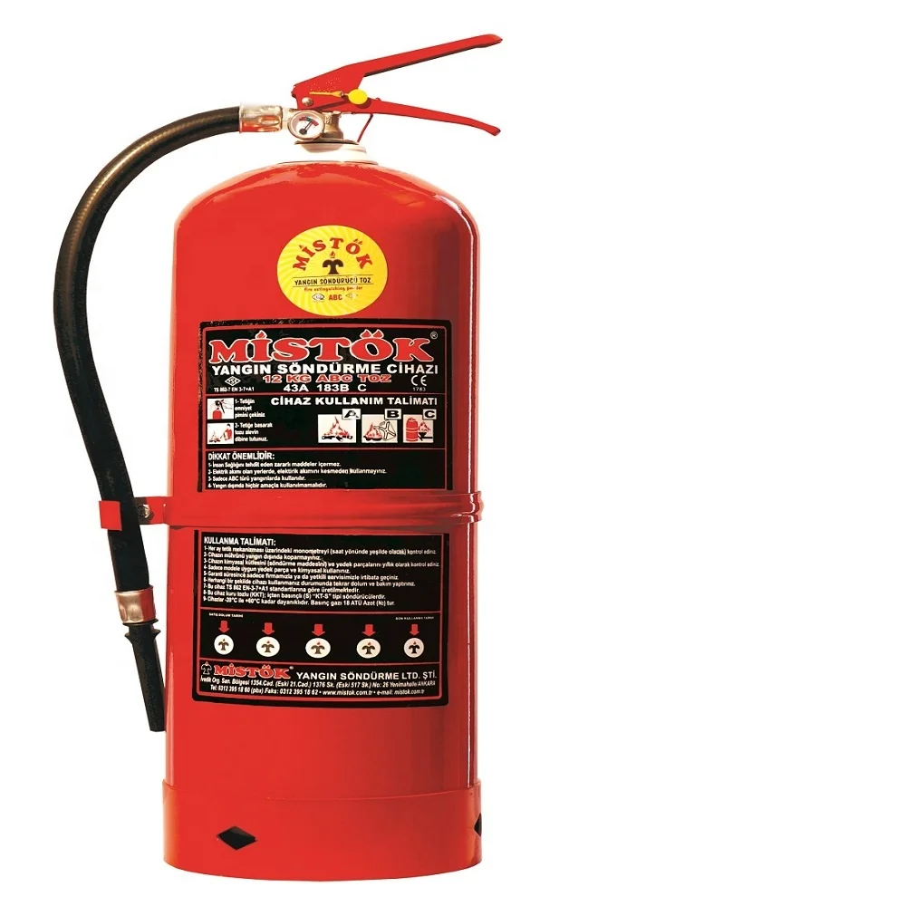 12  kg fire extinguisher A-06 MISTOK Firefighting Equipment best seller 2020 ABC dry powder 90%