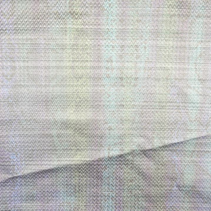 Amazon hot selling multi-color corrugated striped filigree shuttle jacquard fabric for party dress