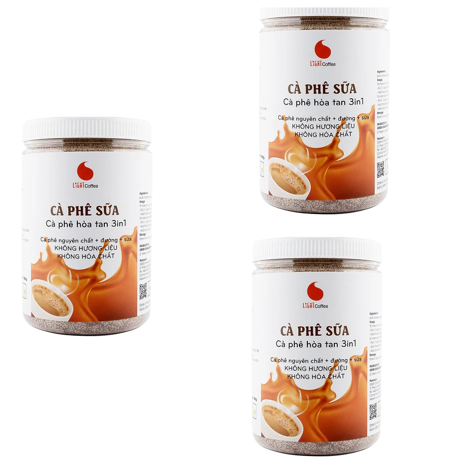 Вкус, мгновенный кофе в порошке, без добавок, банка, Натуральный Молочный кофе из Вьетнама, 500 г, высокое качество, 0,5 Брикса, класс А, кг