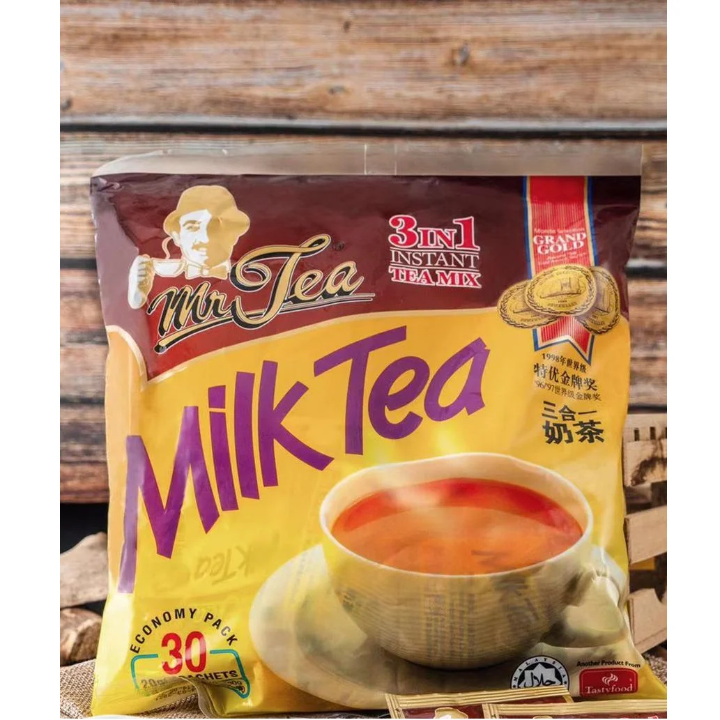 Top  Original Mr Tea Energize Powder Blended Bag Sachet Bulk Instant Milk Tea Mix 3 in 1 20g x 30s x 30p