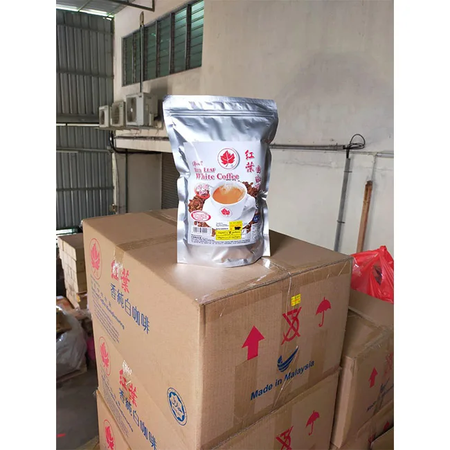 Fast Delivery Cheap Price Less Sugar White Coffee Instant Premix Coffee 15 Sticks In a Bag Bitter Taste Real Roasted Coffee