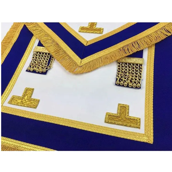 Masonic Regalia индивидуальные кожаные масонские американские махровые фартуки с кисточками вышивкой