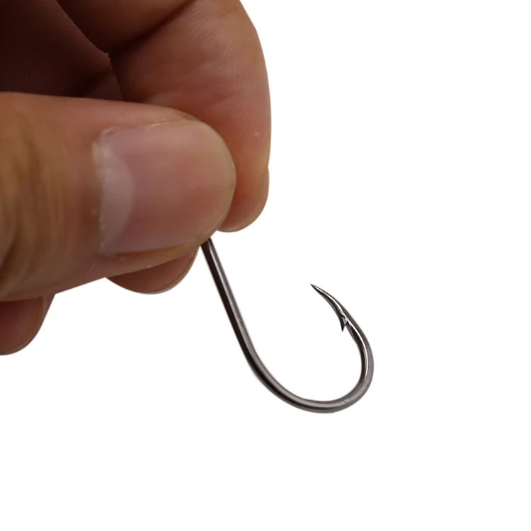 Factory High Carbon Steel Boxed Barbed Fishing Hooks Fish Box Hook With Circle