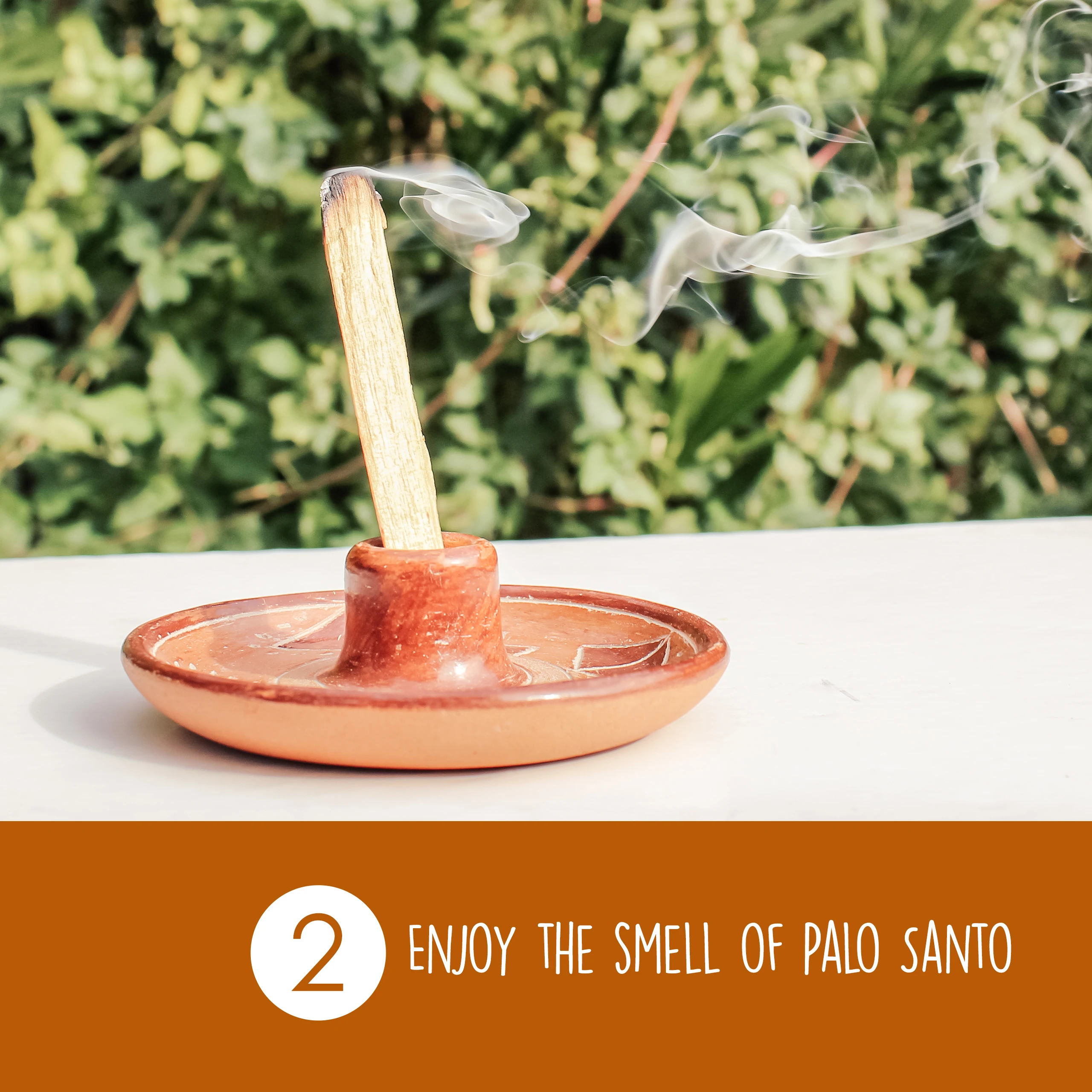 Держатель для палочек Palo Santa мочика из терракотовой ткани пальо-Санто ручная работа эквадорских ремесленников в комплект входят 1 Пало Санто