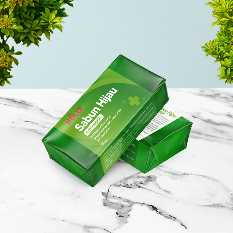 Зеленое антисептическое мыло Holly 40 г.