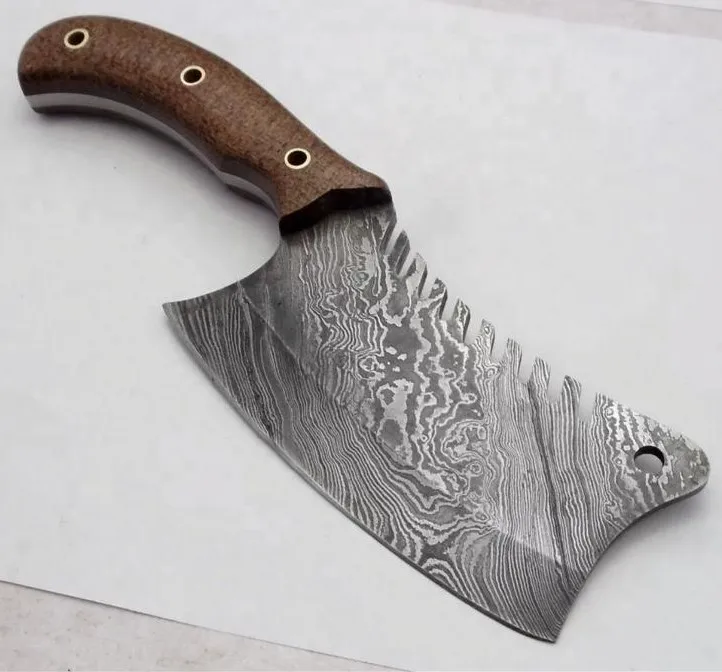 DAMASCUS STEEL CLEAVER KNIFE