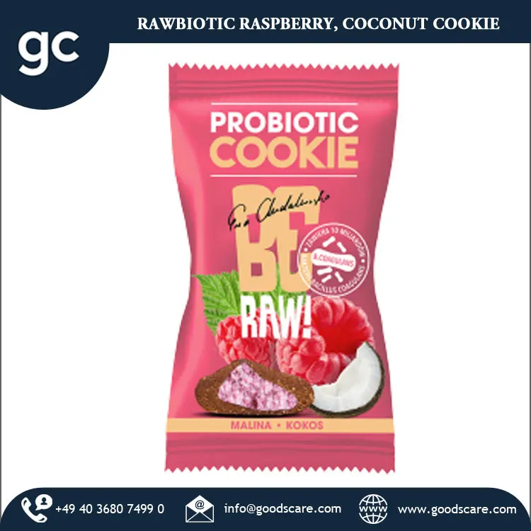 Private Label Best Quality Sweet Delicious Taste Raspberry, Coconut Cookie Made in Germany for Bulk Purchase