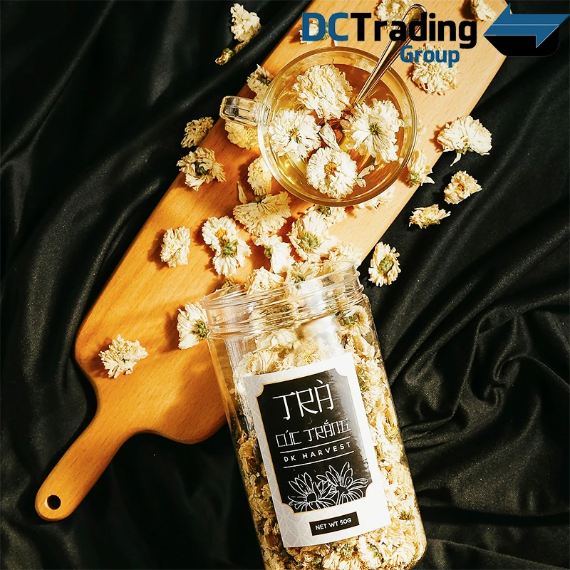 Вьетнамский натуральный сушеный цветок/сушеный цветок маргаритки белого цвета-оптовая продажа качественный и размер Молодежный для чая