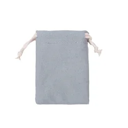 Wholesale Eco Friendly Small Pouch Printing Jewelry Pink Polyester Canvas Cotton Drawstring Bag With Custom Logo