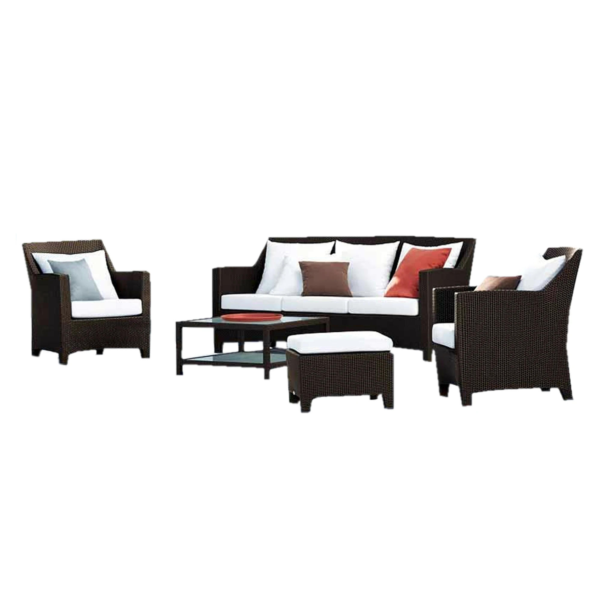 patio garden furniture sofa set top class aluminium frame wicker sofa sets luxury outdoor garden hand woven sofa set