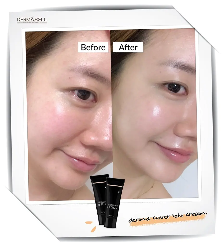 Korean Derma Cover BB Cream private labeling 50g nourishes inner to outer skin and provide perfect coverage