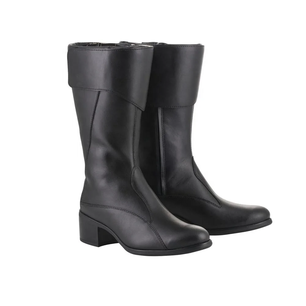 Приключения-для верховой езды Мужские Кожаные Мотоциклетные Перчатки без защищает-шестерни нескользящей подошвы мото-гонке обувь-сапоги