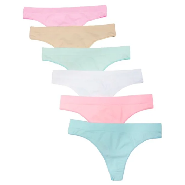 Women Low Waist Underwear G-Strings Thongs Ladies T-Back Panties Soft Beach Lingerie For Girls From Bangladesh