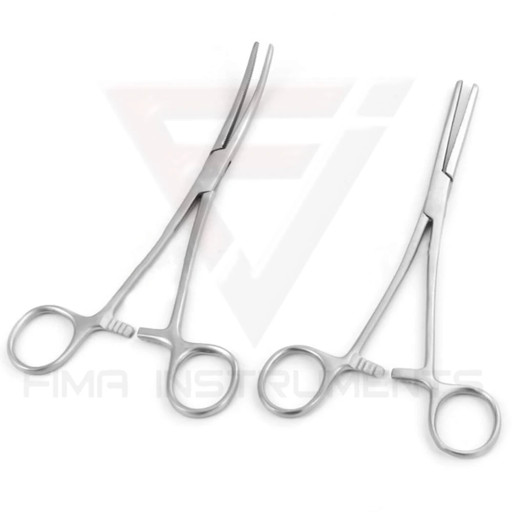 Hemostatic Forceps Rochester Pean, straight, curved 12.5cm/14cm/16cm/18cm/20cm/24cm/26cm stainless steel