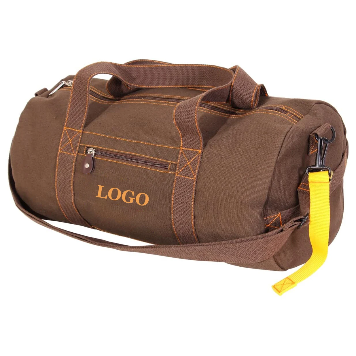 Heavy Duty Canvas Travel Duffel Bag Zipper Closure Man Woman Gym Sports Fitness Camping Outdoor Equipment Weekend Duffel Bag