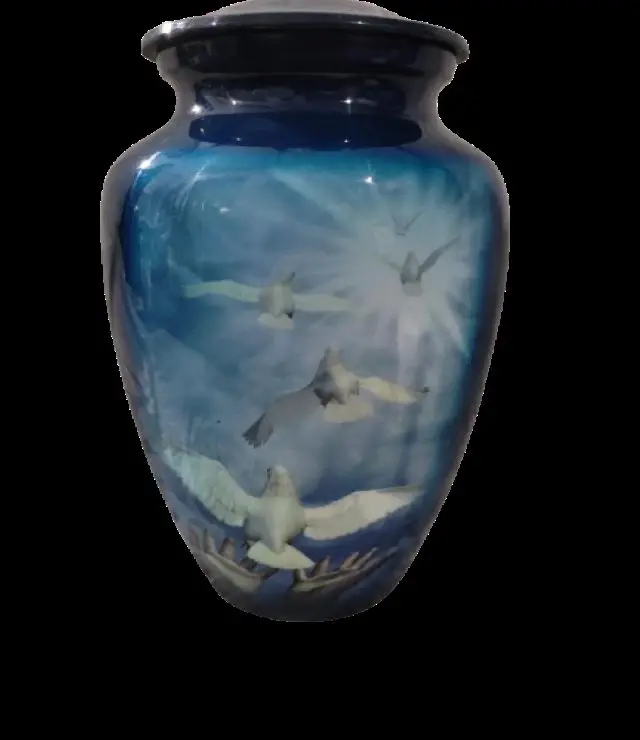 Хит продаж урны в водном потоке с изображением оленя Стильные Классические для кремации на заказ продавец из Индии