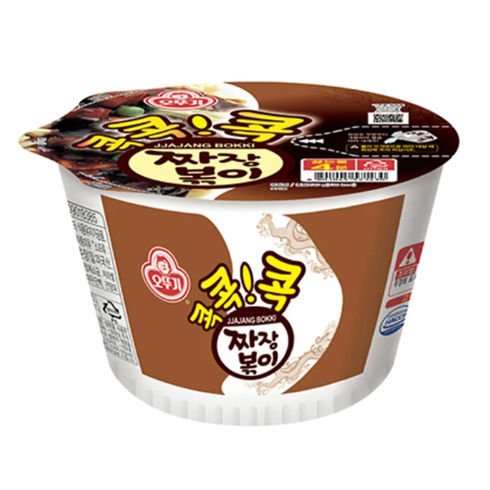 
Ottogi Stir-fried Black Bean Noodles 120gx12ea, South korean instant noodles, ramen 