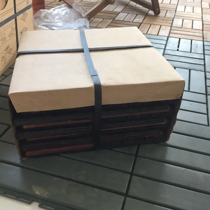 ACACIA DECK TILE 9/10 PCS PER BOX  OR CUSTOMIZED FOR GARDEN, SWIMMING POOL, BALCONY FLOORING