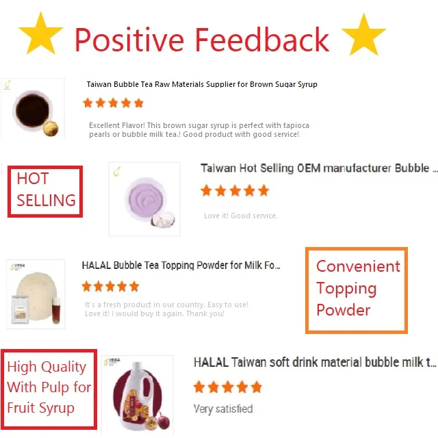 HALAL Taiwan Bubble Tea Ingredients Instant Powder Vanilla 3 in 1 milk tea Powder