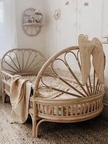 
Double Luxury Bamboo Bed Vietnamese style handmande Reasonable Price with Top A Quality for making bedroom 