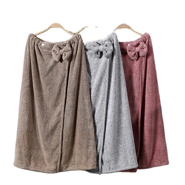 
Cute Thick 100% Bamboo Fiber Sport Beach Shower Home Wear Skirt Towel 