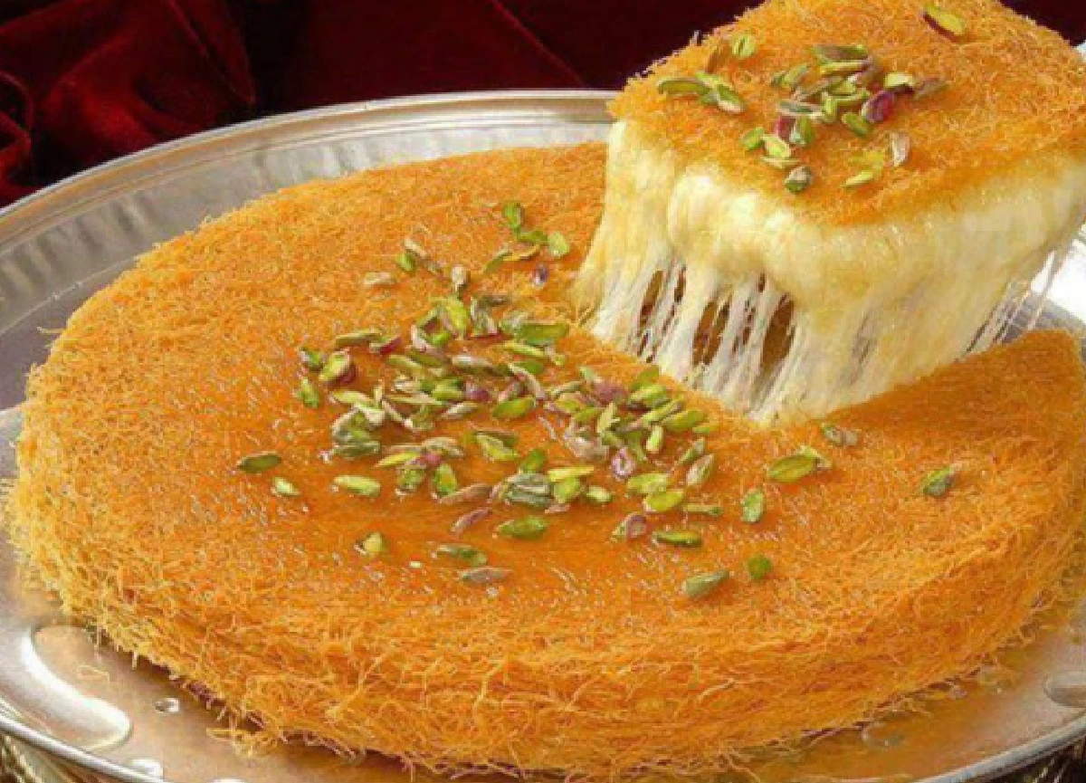  Замороженная коробка сладкий традиционный десерт Kunefe с сыром из