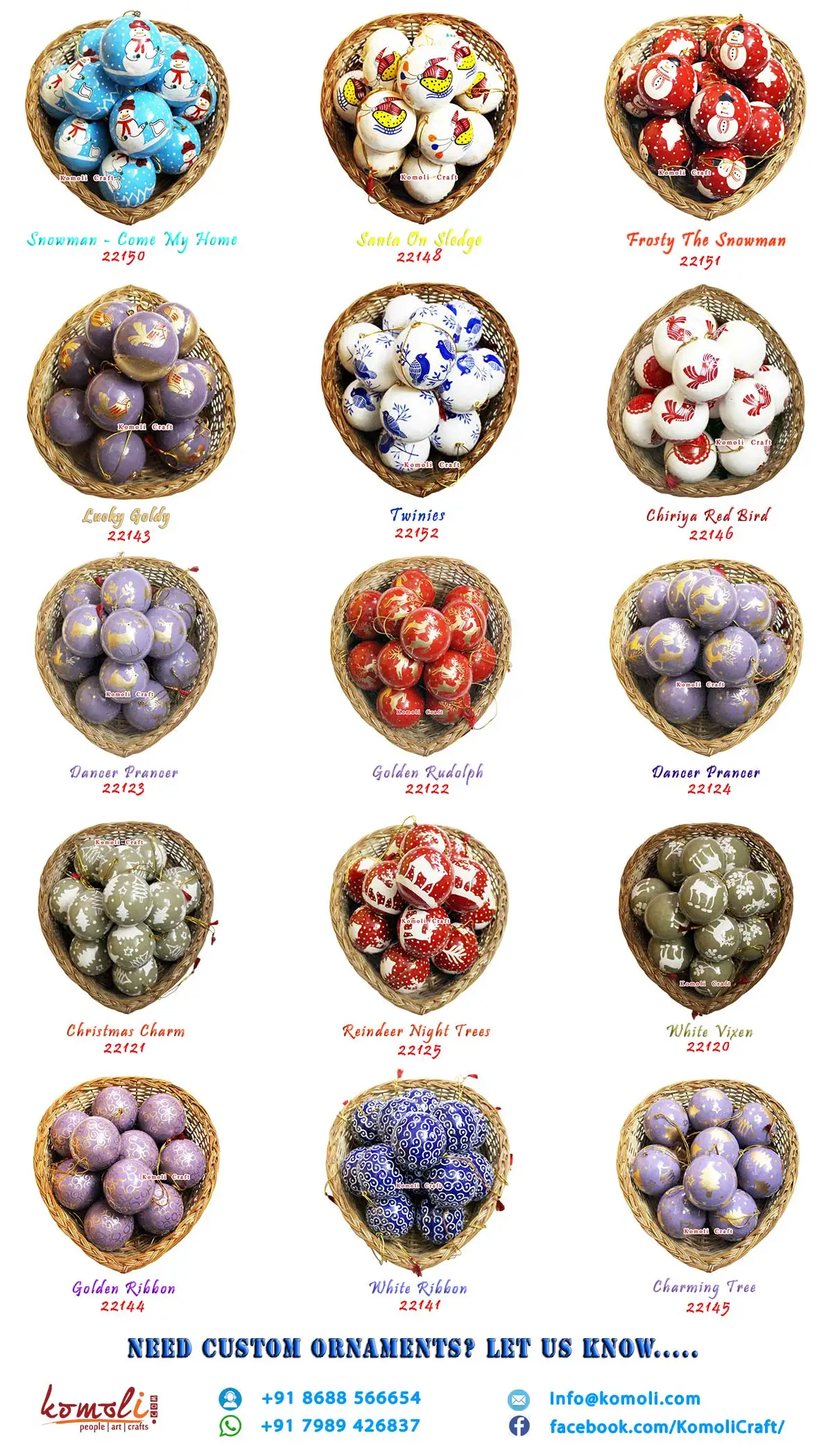 Cat 2 Bauble Paper Mache