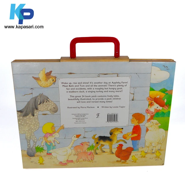 3D Жесткая обложка издательская книга служба печати дети английская красочная история