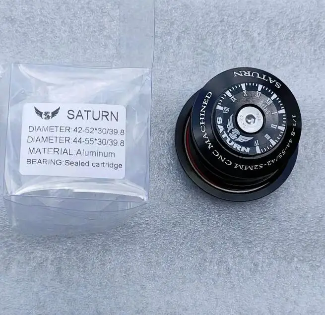 mtb alloy aluminium 6061 bike bicycle taper 44/55/56mm sealed bearings headset  SATURN