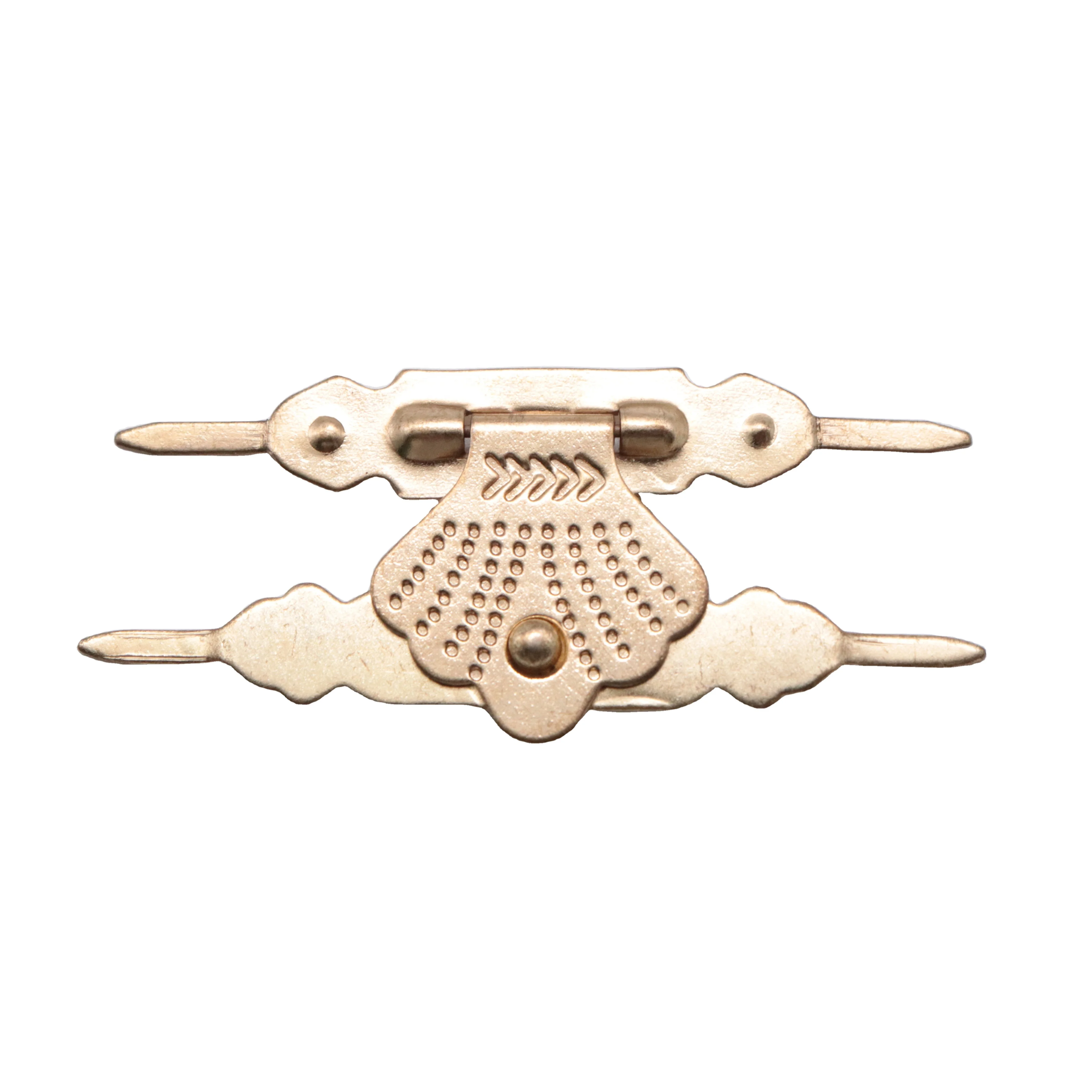 Wooden packaging jewelry box parts drawer fixed buckle leather bag metal accessories/handbag decorative hardware