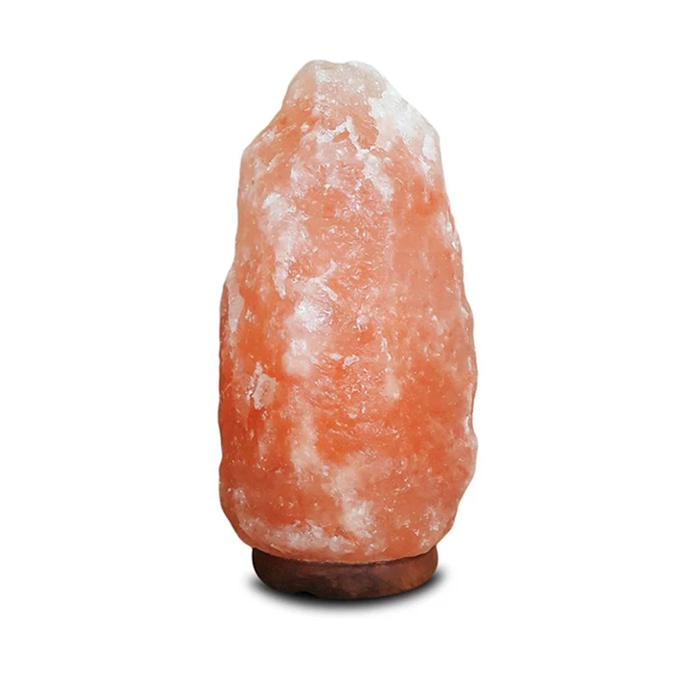 Гималайская соляная лампа среднего размера ручной резной хрустальный камень в розовом оранжевом естественном ночном свете стол для спальни декоративный предмет