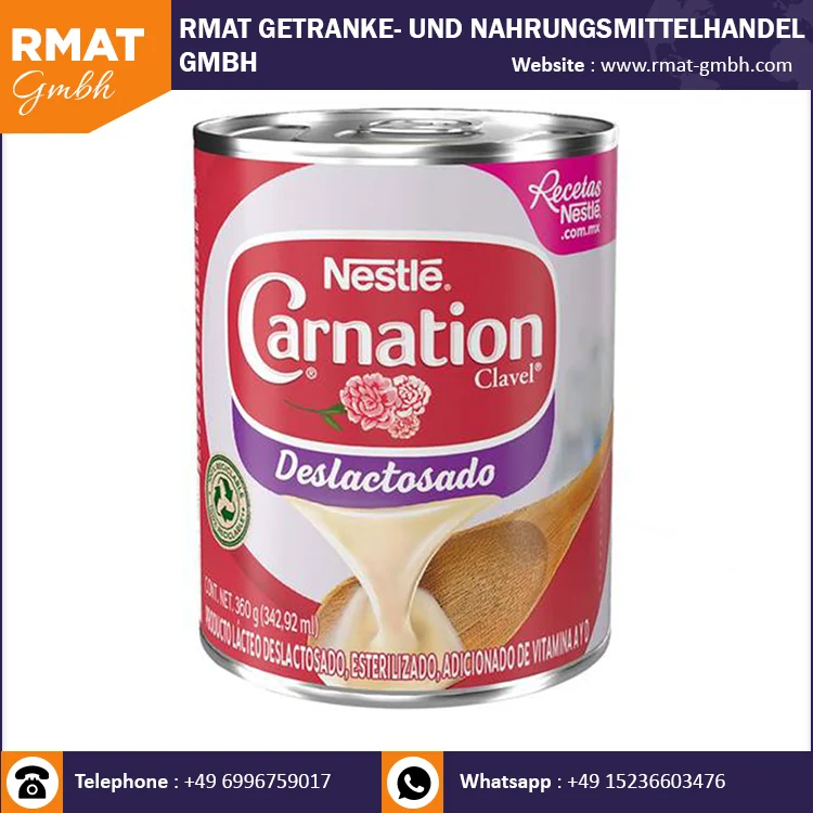 
Nestle Carnation Evaporated Condensed Baby Feed Powder in Cans /full cream evaporated Baby Feed Powder 