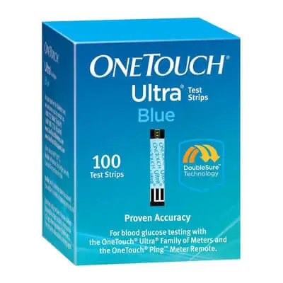 
One Touch Blue Blood Glucose Diabetic Test Strips- 50ct 