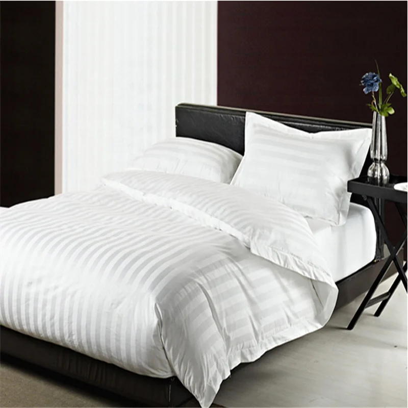 5 Star Luxury 1000 Thread Count Cotton White Bed Linen Hotel Sheets